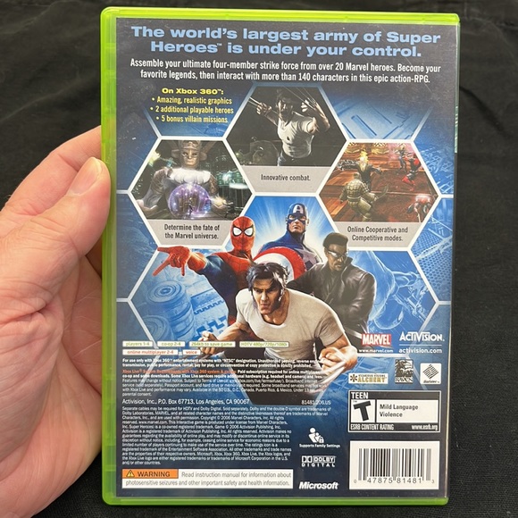 Marvel Ultimate Alliance video game - XBox 360 - Used - Great Shape! - Picture 2 of 16